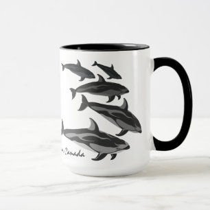 Mug La musique de voyage des dauphins personnalise la 