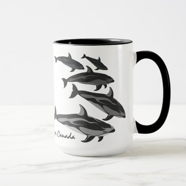 Mug La musique de voyage des dauphins personnalise la  (Droite)