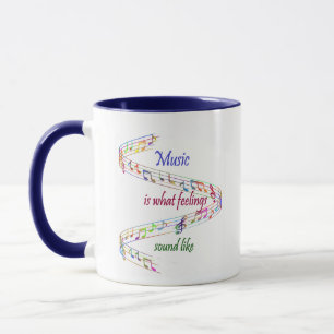 Mug La musique est ce que les sentiments sonnent comme
