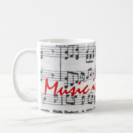 Mug La musique est ma vie
