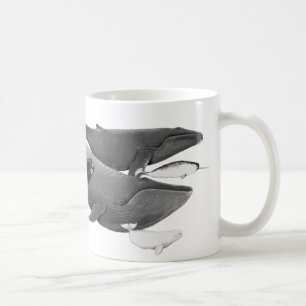 Mug La Nage Des Baleines Illustration Art