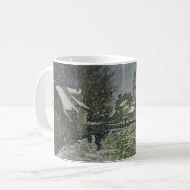 Mug La neige à Argenteuil par Claude Monet (Devant gauche)