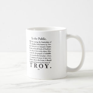 Mug La nomination de Troie, NY 1789