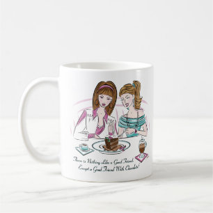 Mug La Nuit des bonnes amies et des filles au chocolat