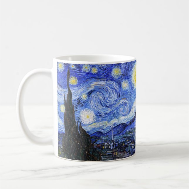 Mug La nuit étoilée de Van Gogh (Gauche)