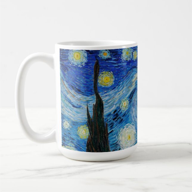 Mug La nuit étoilée de Vincent Van Gogh (Gauche)