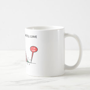 Mug Là où je tombe sur la courbe de Bell je suis ici