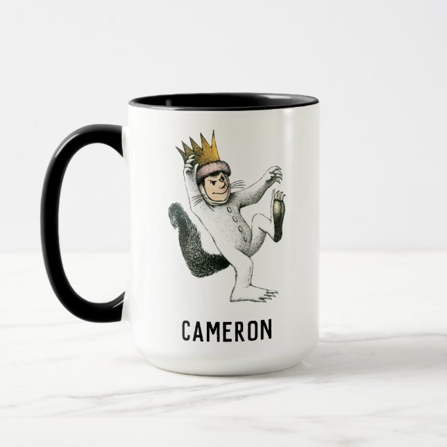 Mug Là où les créatures sauvages sont | Max | Ajoutez  (Gauche)