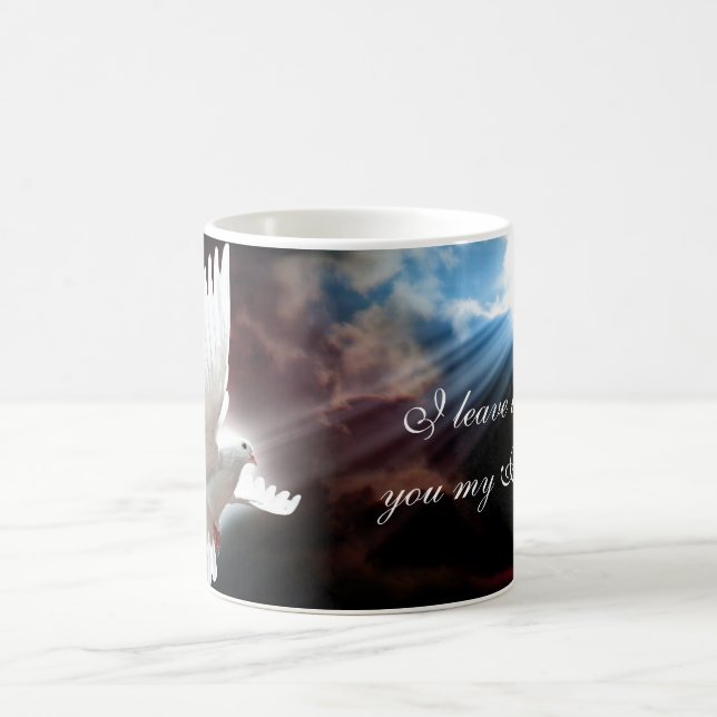 Mug La paix de la tourterelle de café (Centre)