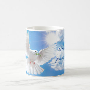 Mug La paix de la tourterelle de café