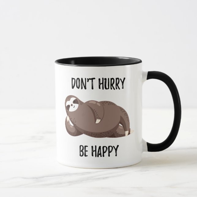 Mug La paresse indique que | ne se dépêchent pas (Droite)