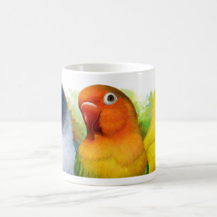 Mug La pêche de Fischer masquée par noir Lutino a fait