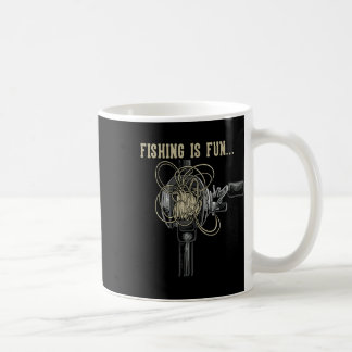 Mug La pêche est amusante Nid d'oiseau
