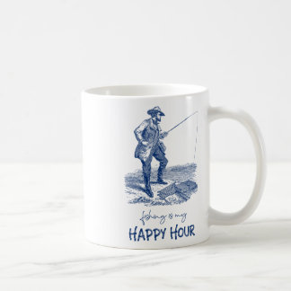 Mug La pêche vintage est mon heure de bonheur pour les