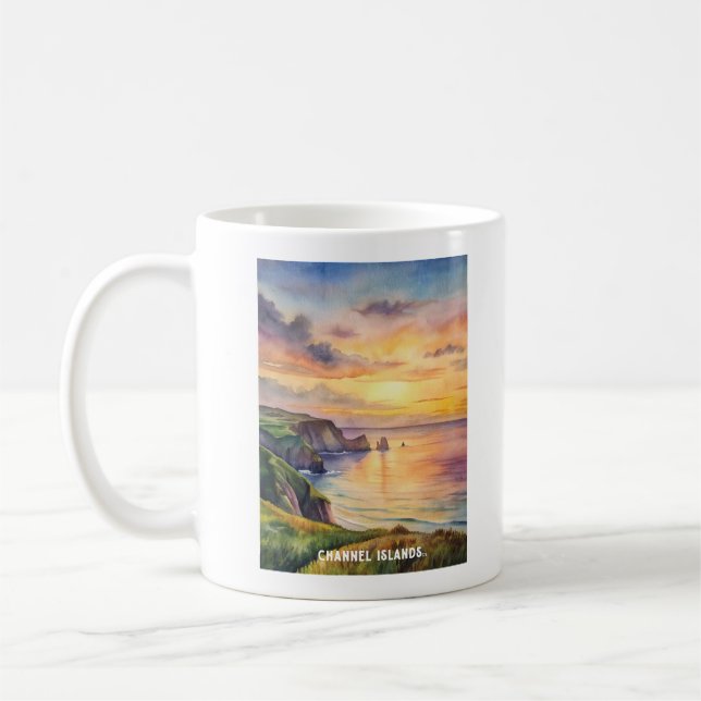 Mug La peinture aquarelle du parc national des Îles-de (Gauche)