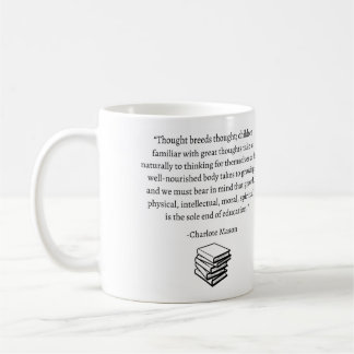 Mug "La pensée engendre la pensée" Charlotte Mason cit