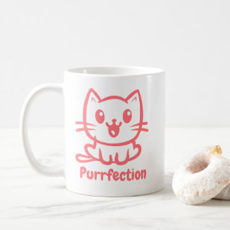 Mug La perfection, très mignon chaton d'anime