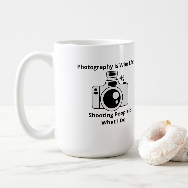 Mug La photographie est ce que je suis sur un (Avec donut)