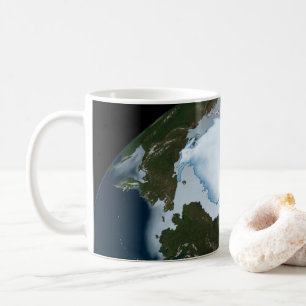 Mug La Planète Terre Montre La Couverture De Glace De
