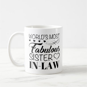 Mug La plus fabuleuse soeur du monde en droit