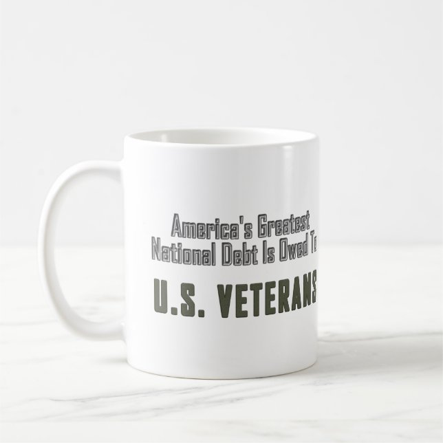 Mug La plus grande dette nationale de l'Amérique enver (Gauche)