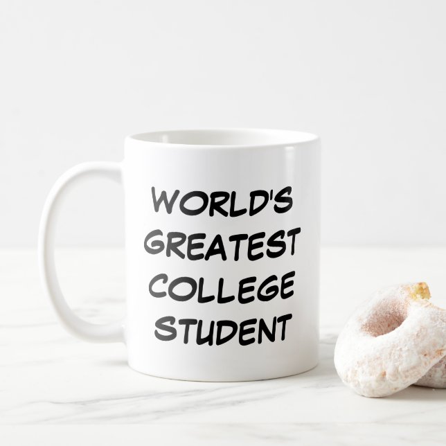 Mug "La plus grande étudiante universitaire du mon (Avec donut)