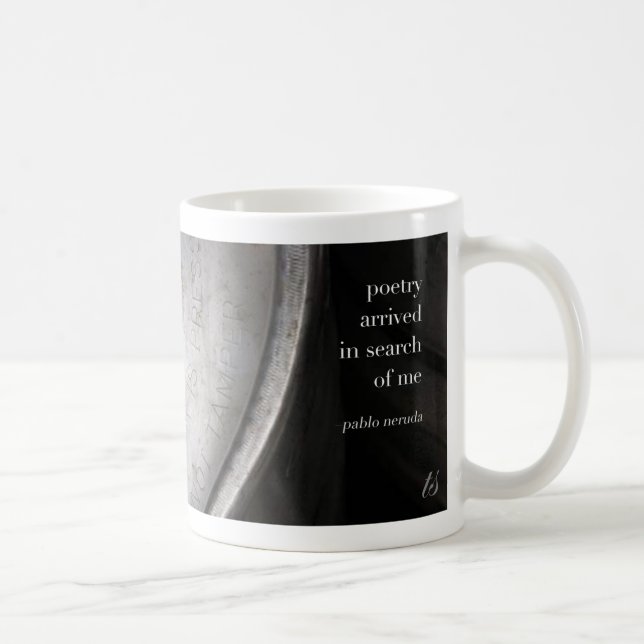 Mug La poésie à la Travail-Poésie est arrivée à la (Droite)