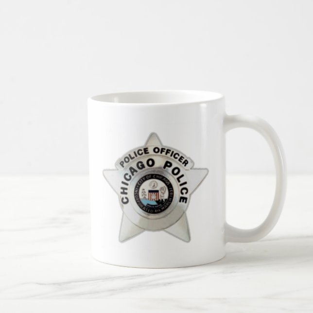 Mug La police de Chicago Badge (Droite)