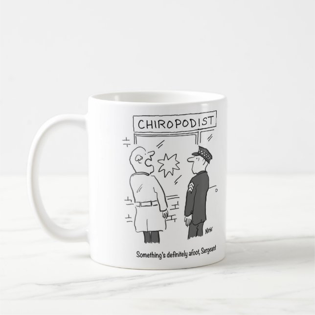 Mug La police enquête sur une percée au Chiropodiste (Gauche)