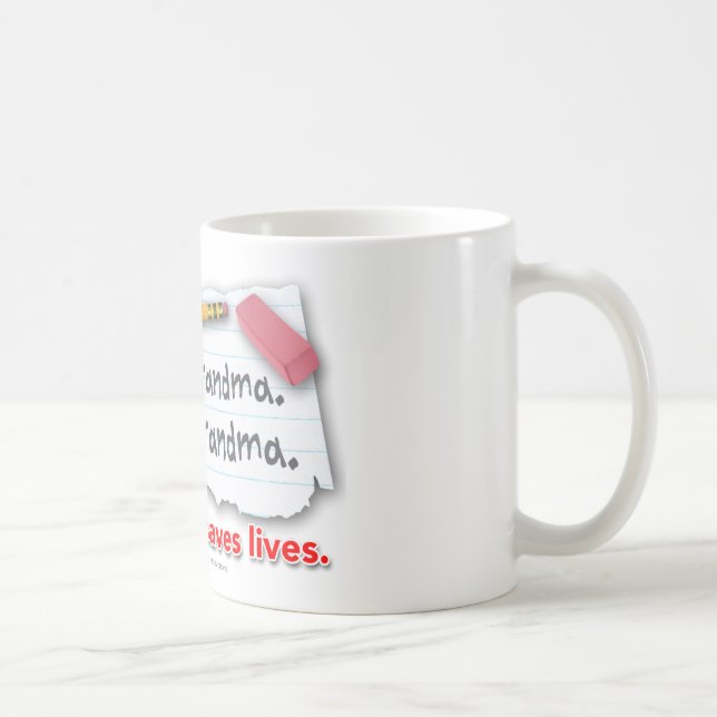 Mug La ponctuation sauve les vies (Droite)