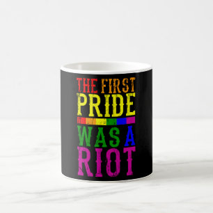 Mug LA PREMIÈRE FIERTÉ ÉTAIT UN MOIS RIOT LGBT Pride L