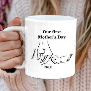 Mug La première mère à la bosse Joyeuse fête des mères