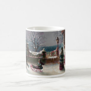 Mug La première scène de Noël de neige
