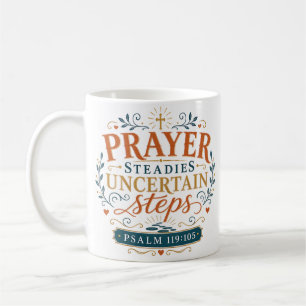 Mug La prière stabilise les pas incertains Citation ch