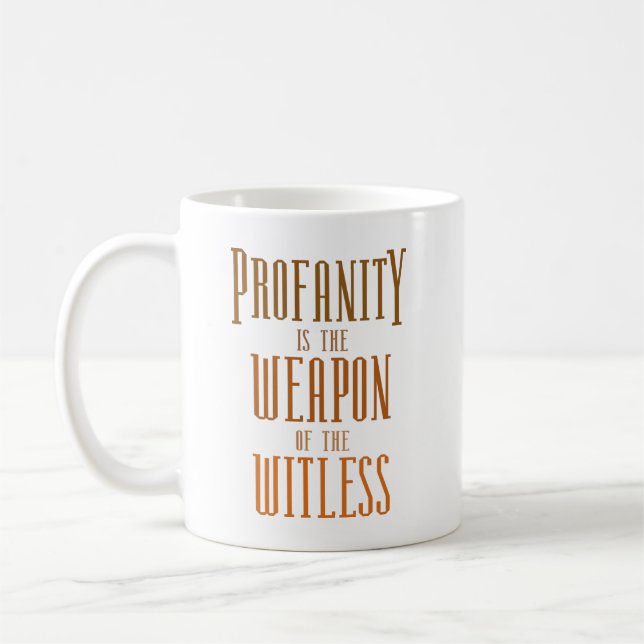 Mug La profanation est l'arme de l'esprit (Gauche)