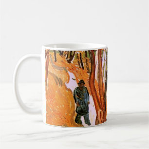 Mug La Promenade : feuilles mortes de Vincent van Gogh