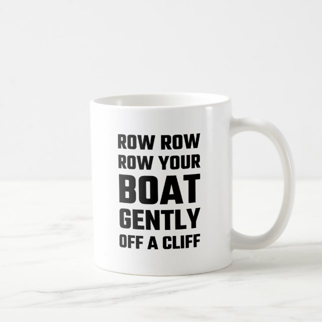Mug La rangée, rangée, rament votre bateau doucement (Droite)
