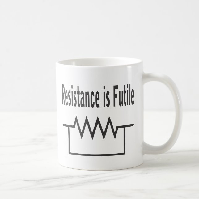Mug La résistance est futile (Droite)