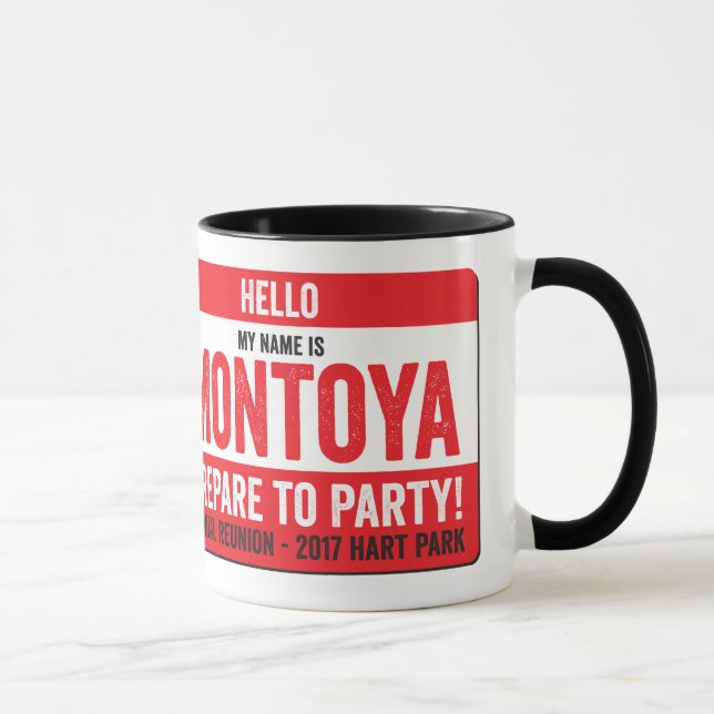 Mug La Réunion 2017 de Montoya - Repare à la partie ! (Droite)