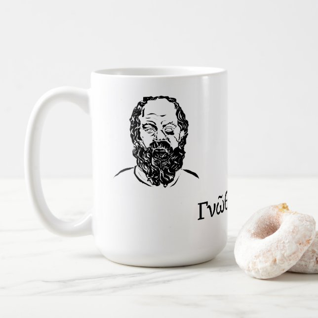 Mug La sagesse de Socrate (Avec donut)