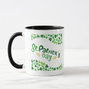 Mug la Saint-Patrick,Trèfle,Irlandais 