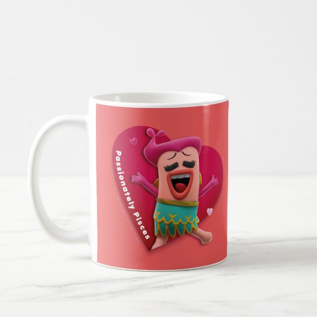 Mug La Saint-Valentin aux poissons (Gauche)