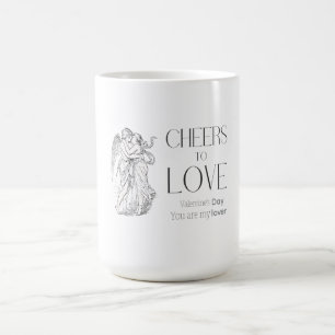 Mug La Saint-Valentin – Chérubins Vintage & Message d'