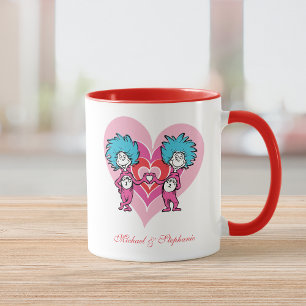 Mug La Saint-Valentin du Dr Seuss Chose 1 Chose 2
