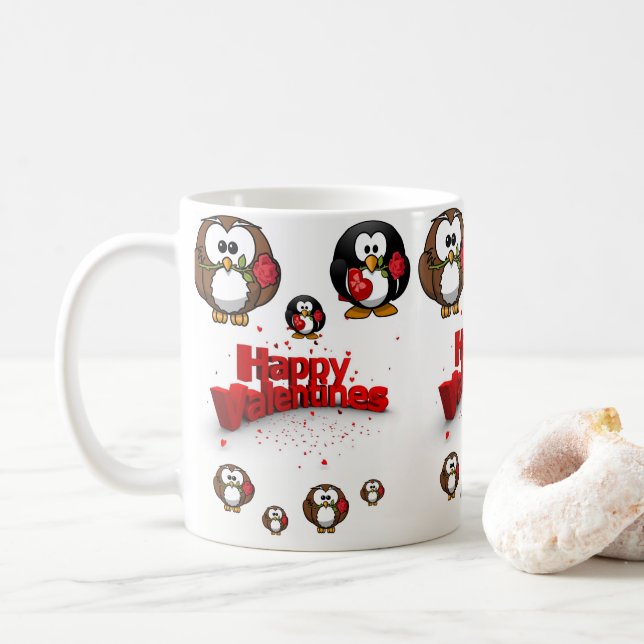 Mug La Saint Valentin en boue (Avec donut)