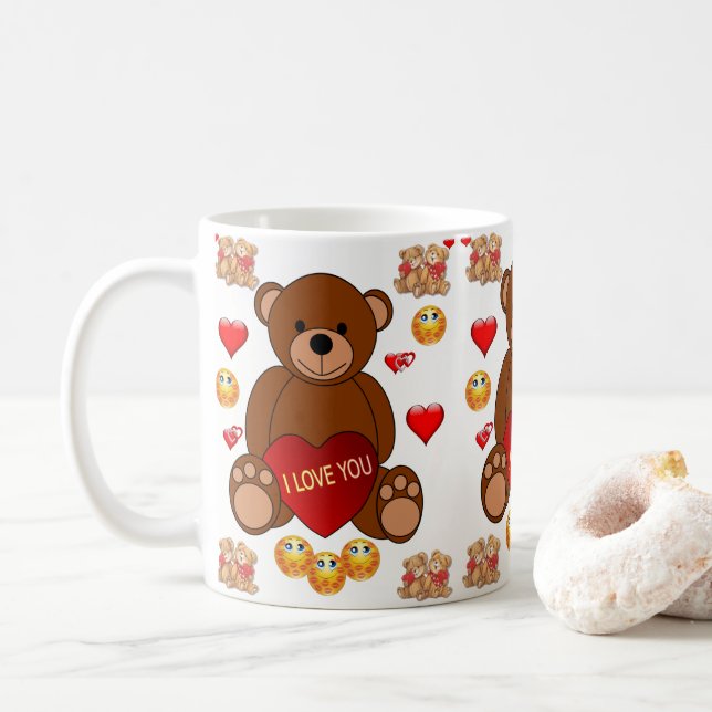 Mug La Saint Valentin en boue (Avec donut)