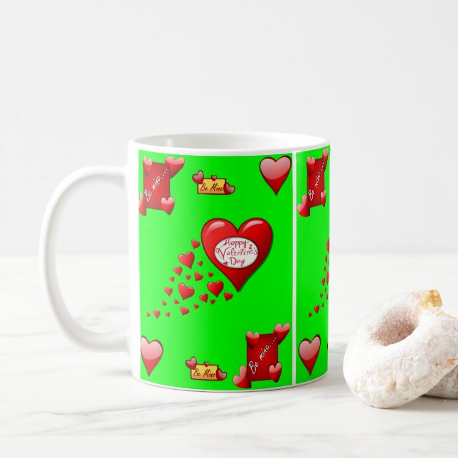 Mug La Saint Valentin en boue (Avec donut)