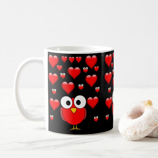 Mug La Saint Valentin en boue (Avec donut)