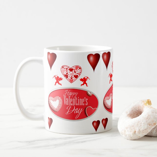 Mug La Saint Valentin en boue (Avec donut)