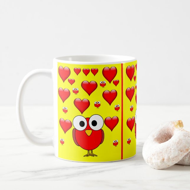 Mug La Saint Valentin en boue (Avec donut)